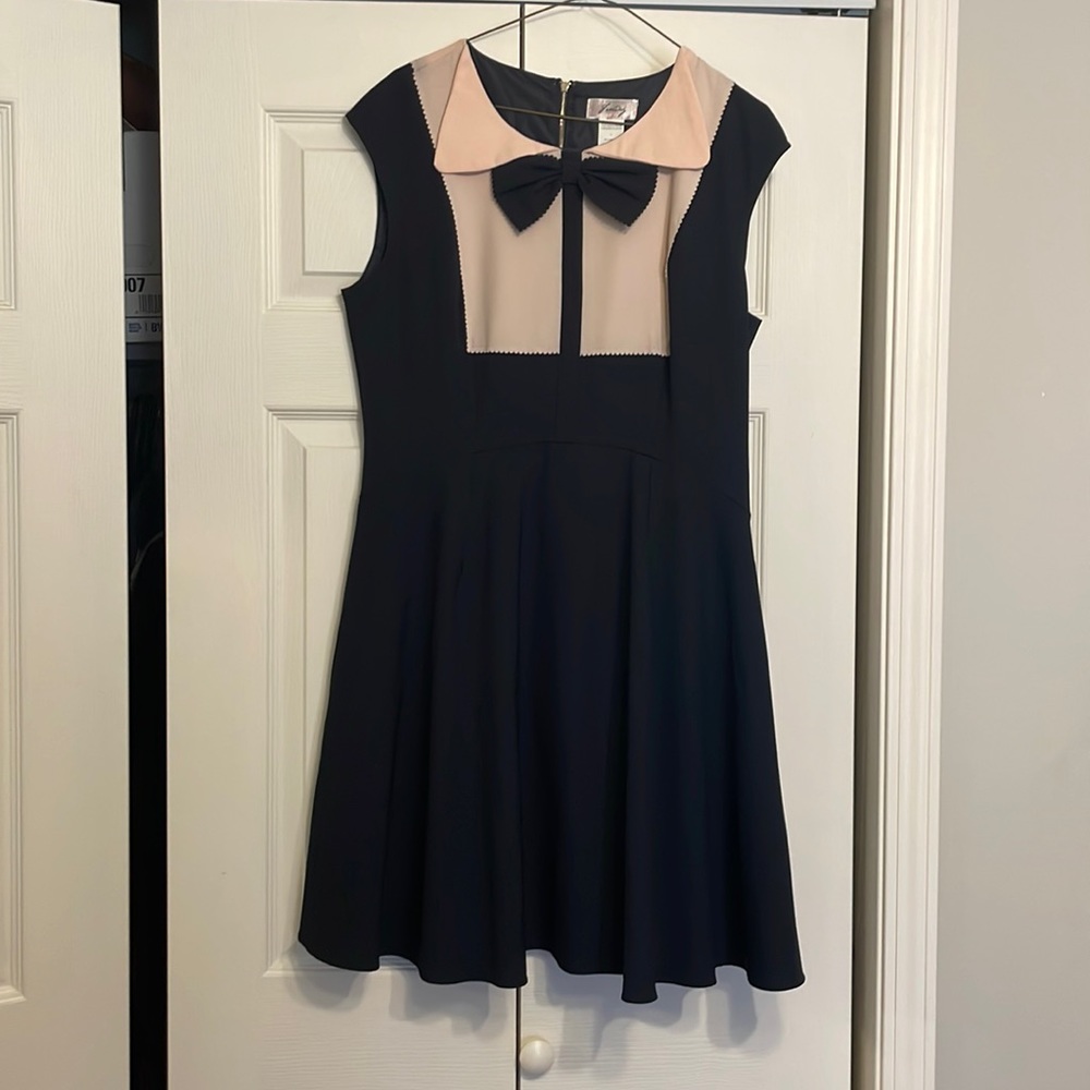 Freeway navy/blush pink Dre’s with bow detail